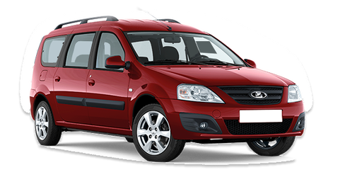 Lada Largus u5 Красный