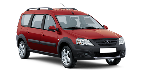 Lada Largus cross 5 Огненно-красный