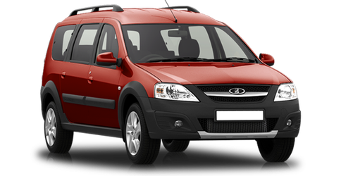 Lada Largus cross 7 Огненно-красный