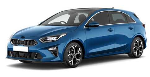 Kia Ceed New Blue Frame